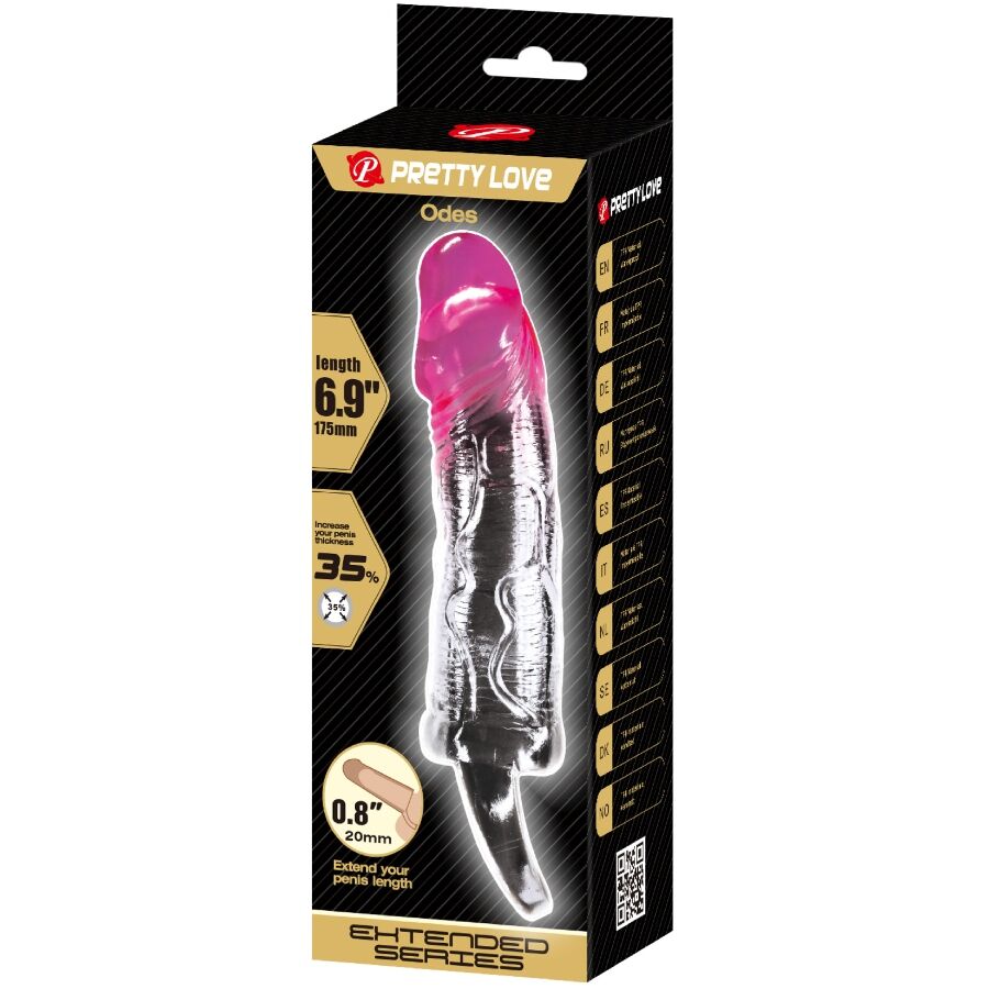 Odes Penisvergrösserungshülse – Penisverlängerung – Rosa – 2 cm – Bild 7