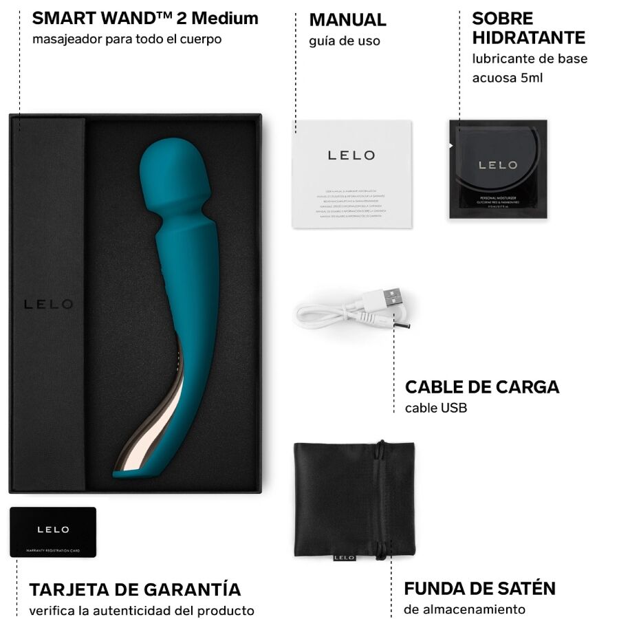 Smart Medium Wand 2 – Wand-Massager – Aqua – Bild 4