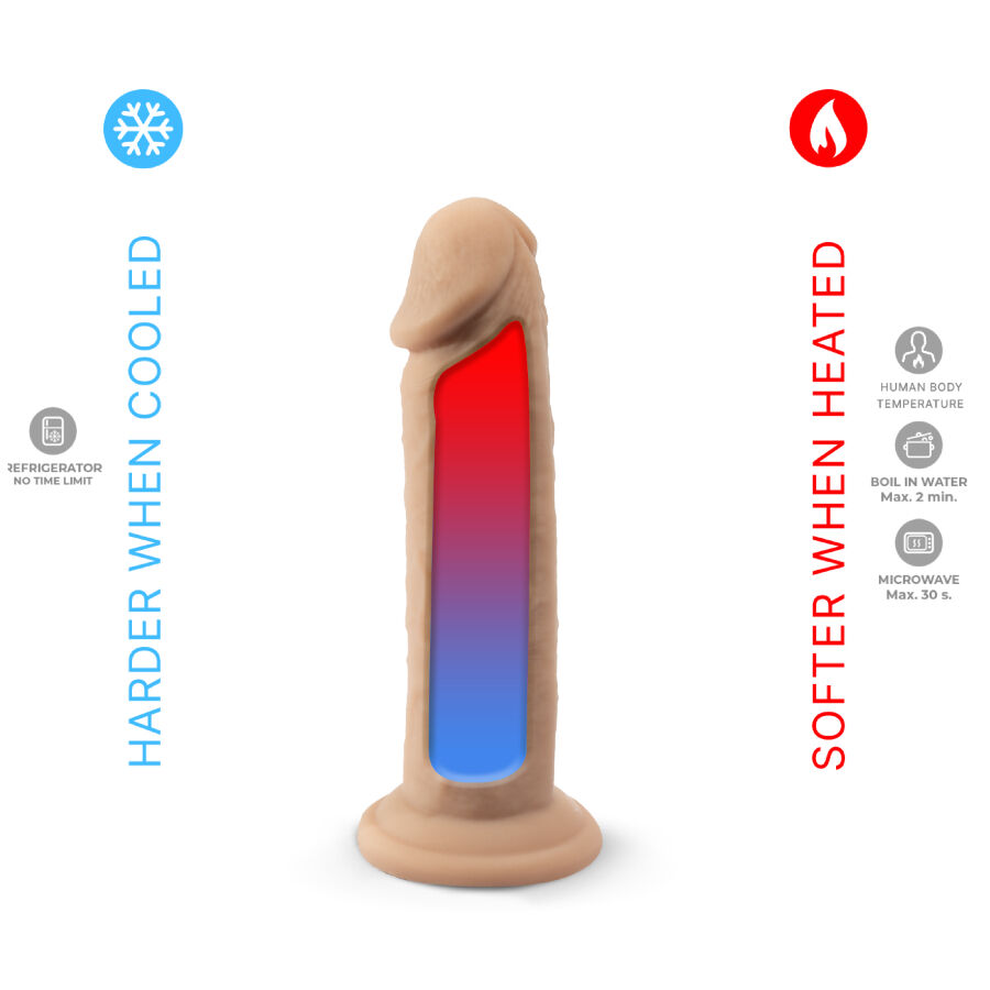 Realistisches Penismodell 2 Thermoreaktives – Realistischer Dildo – 15,4 cm – Bild 5