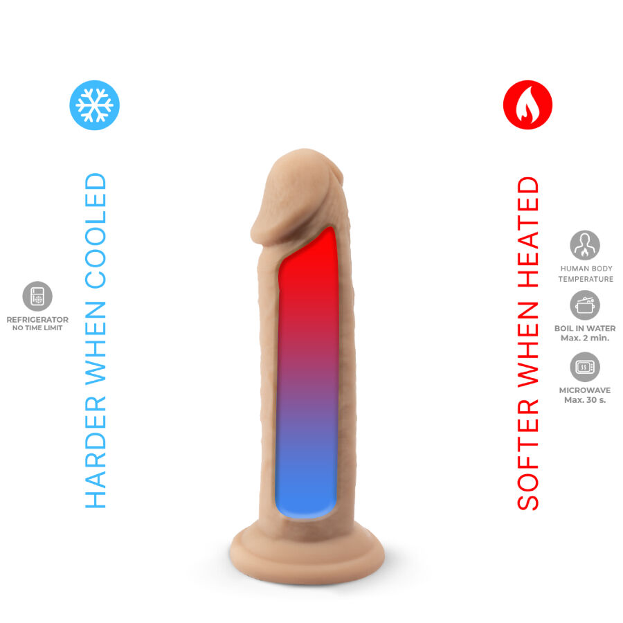 Realistisches Penismodell 2 Thermoaktives – Realistischer Dildo – 15,4 cm – Bild 7