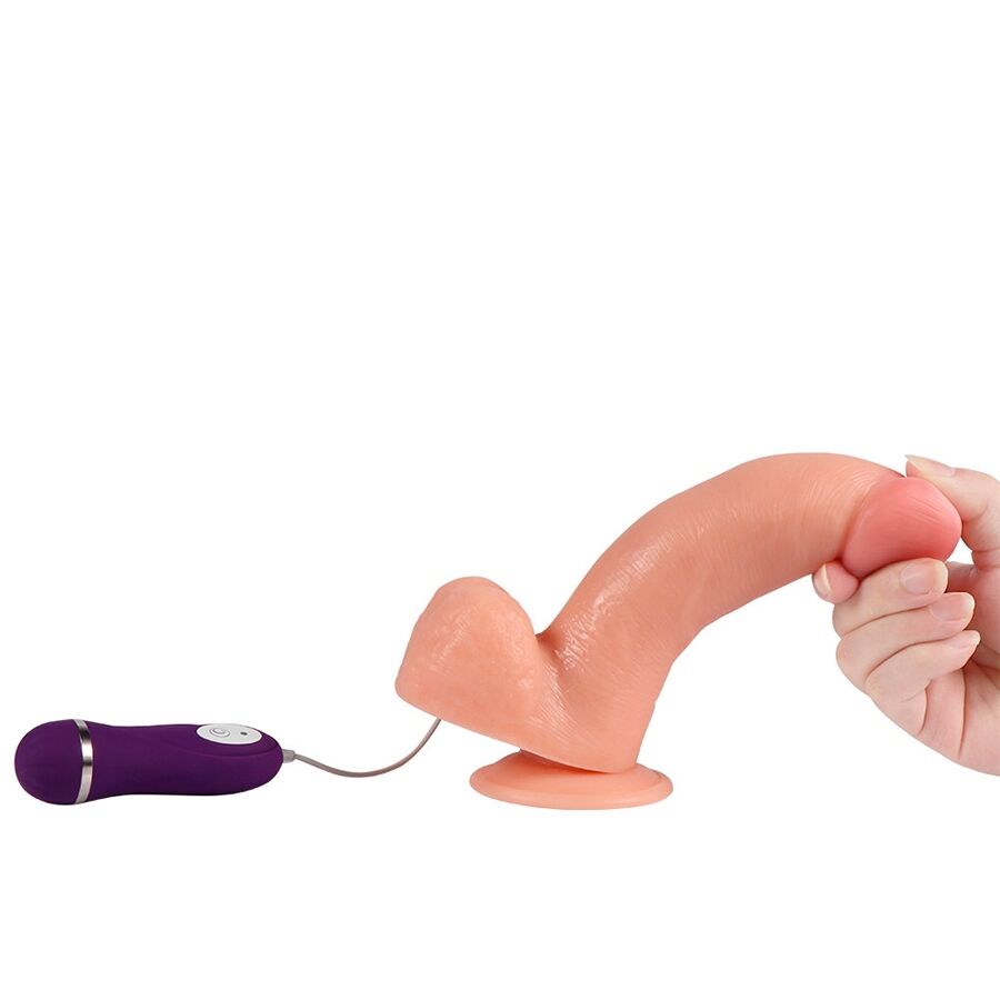 Adam – Vibrierender Dildo mit Fernbedienung – 21 cm – Bild 5