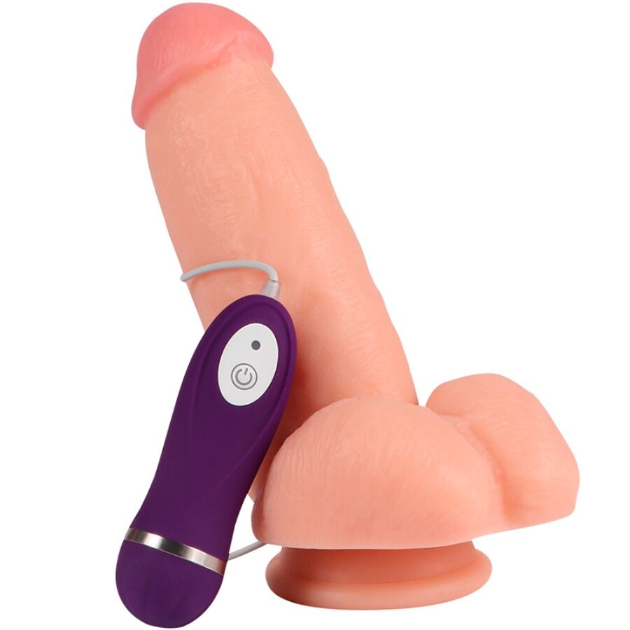 Eagle – Vibrierender Dildo mit Fernbedienung – Rot – 17 cm – Bild 3