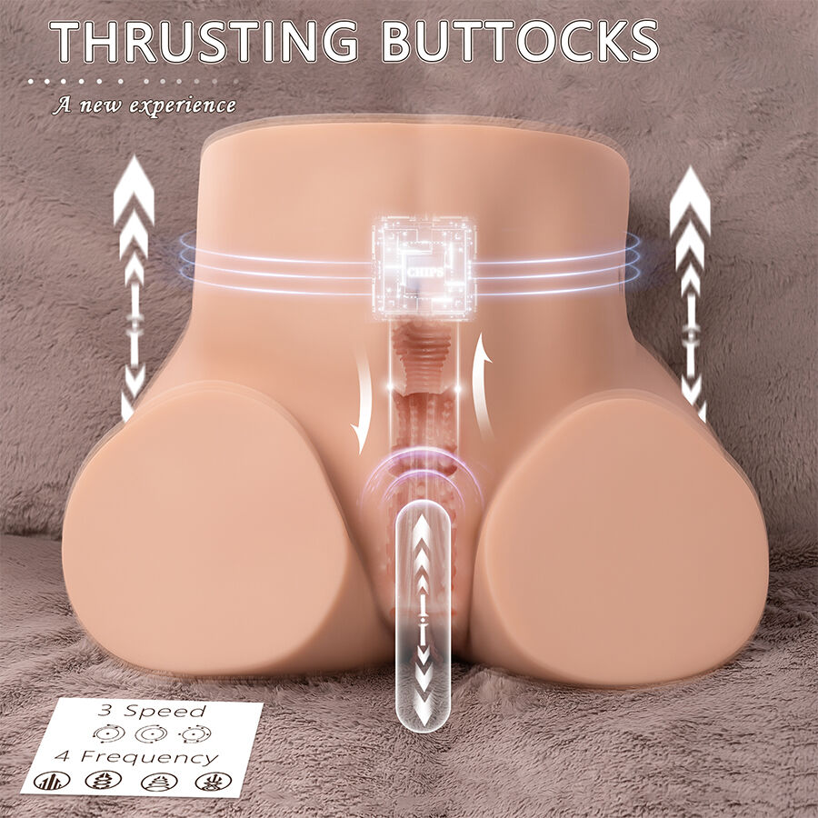 Ethel – Realistischer Vagina-Masturbator mit Vibration und mehreren Positionen – Bild 18