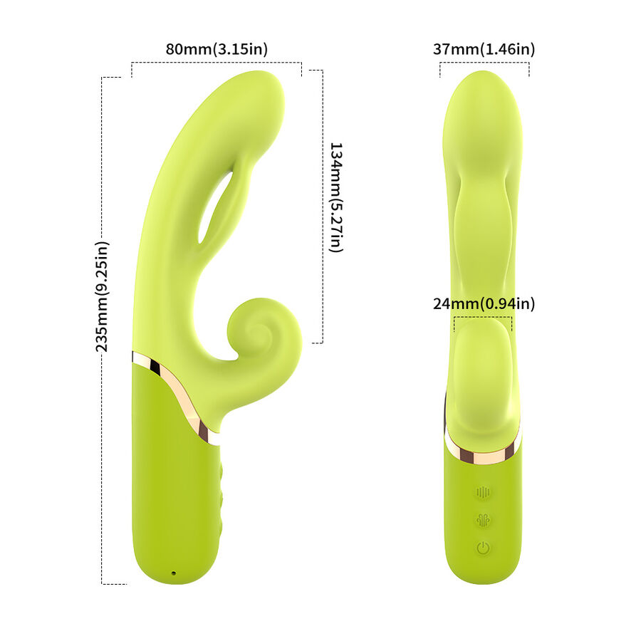 Aufblasbarer A-Punkt Zum – A-Punkt-Vibrator mit aufblasbar – Grün – Bild 5