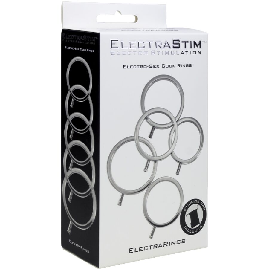 Electrarings Metall-Penisringe 5Er-Pack – Bild 3