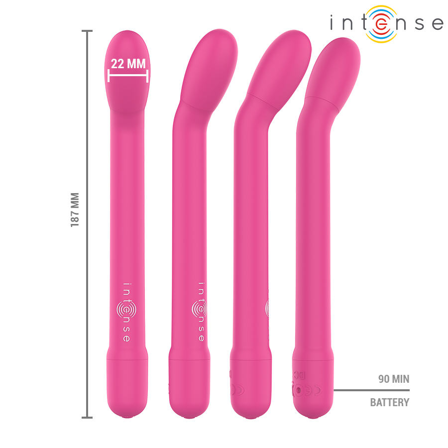Karlie Wiederaufladbarer G-Punkt – Klitorisstimulator – Rosa – Bild 2