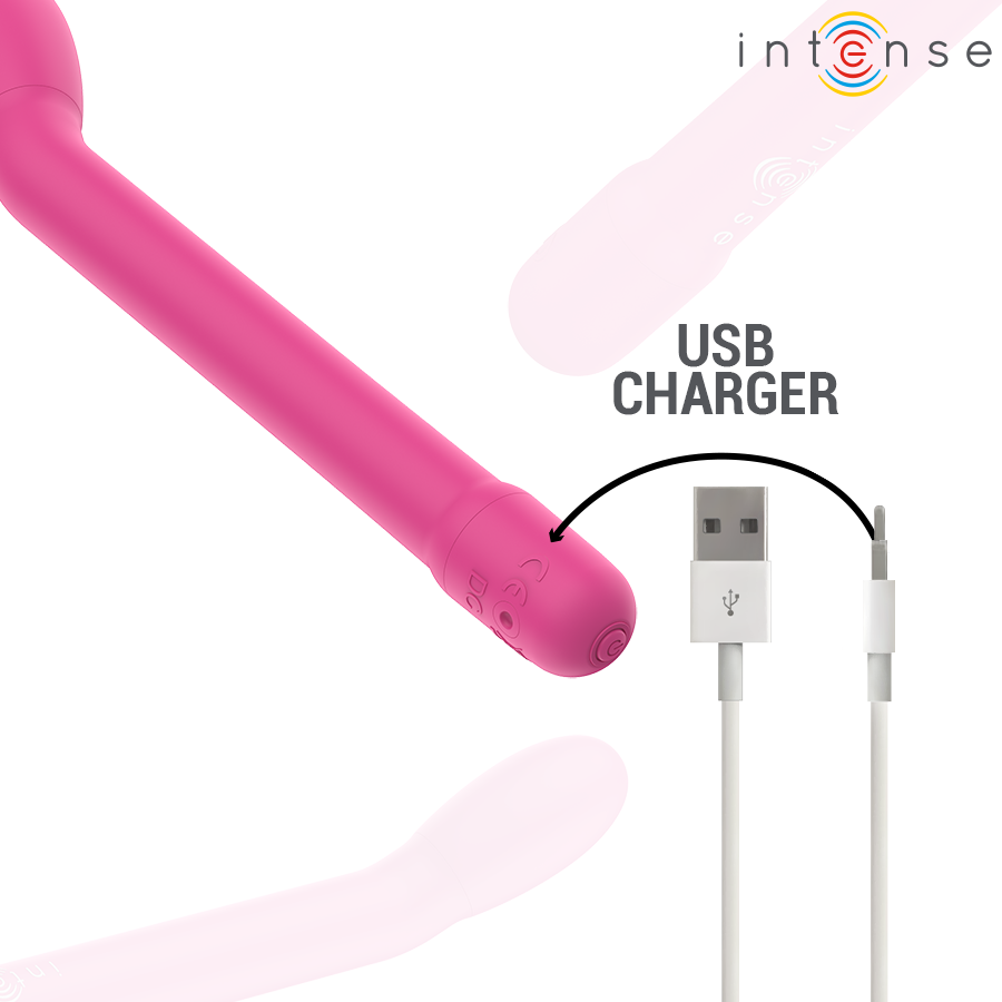 Karlie Wiederaufladbarer G-Punkt – Klitorisstimulator – Rosa – Bild 6