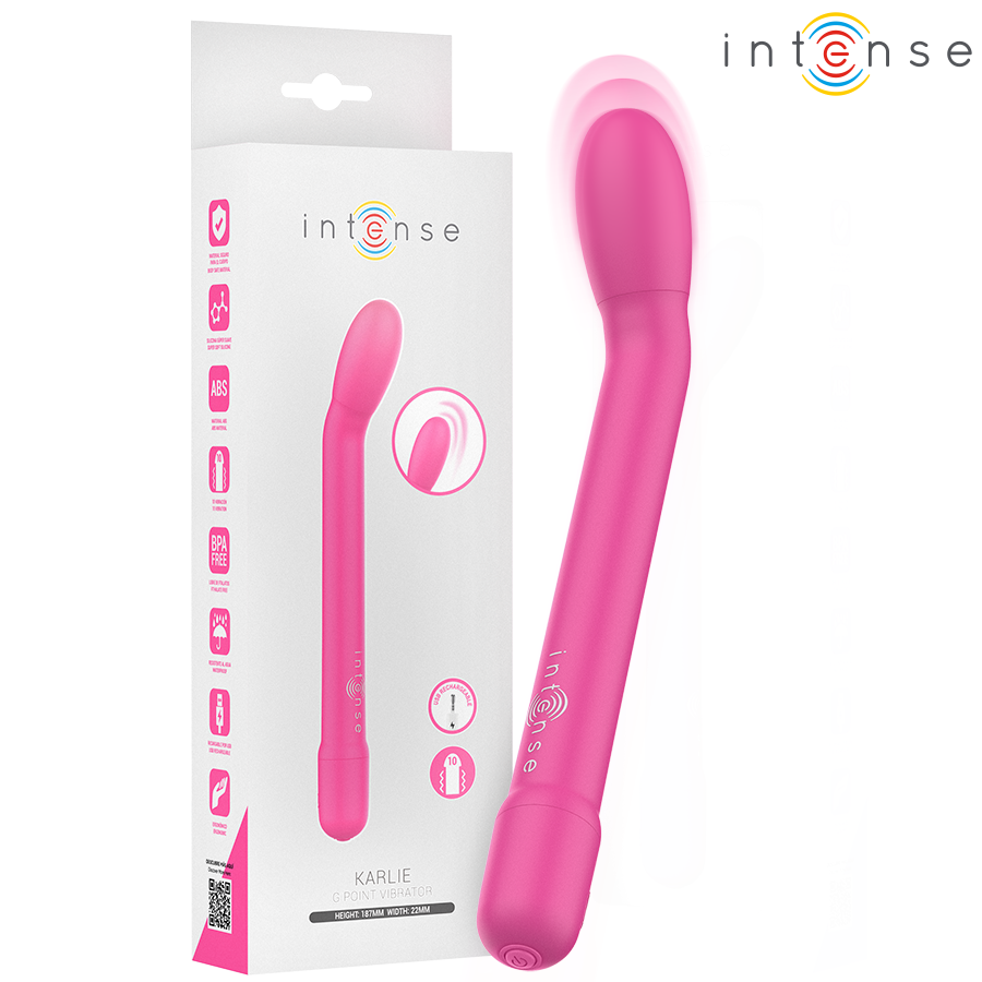 Karlie Wiederaufladbarer G-Punkt – Klitorisstimulator – Rosa