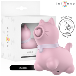Marie Pulsationseffekt Zungen – Klitorisstimulator mit Zungenstimulation – Rosa