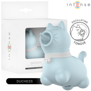 Duchess – Klitorisstimulator mit Rotationsfunktion und Zungenstimulation – Blau