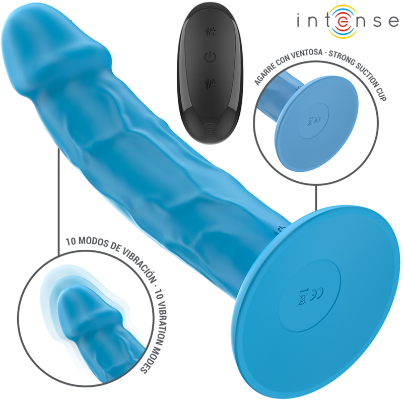 Phoebe – G-Punkt-Vibrator mit Fernbedienung – Blau – 19 cm – 17 cm – Box – Bild 2