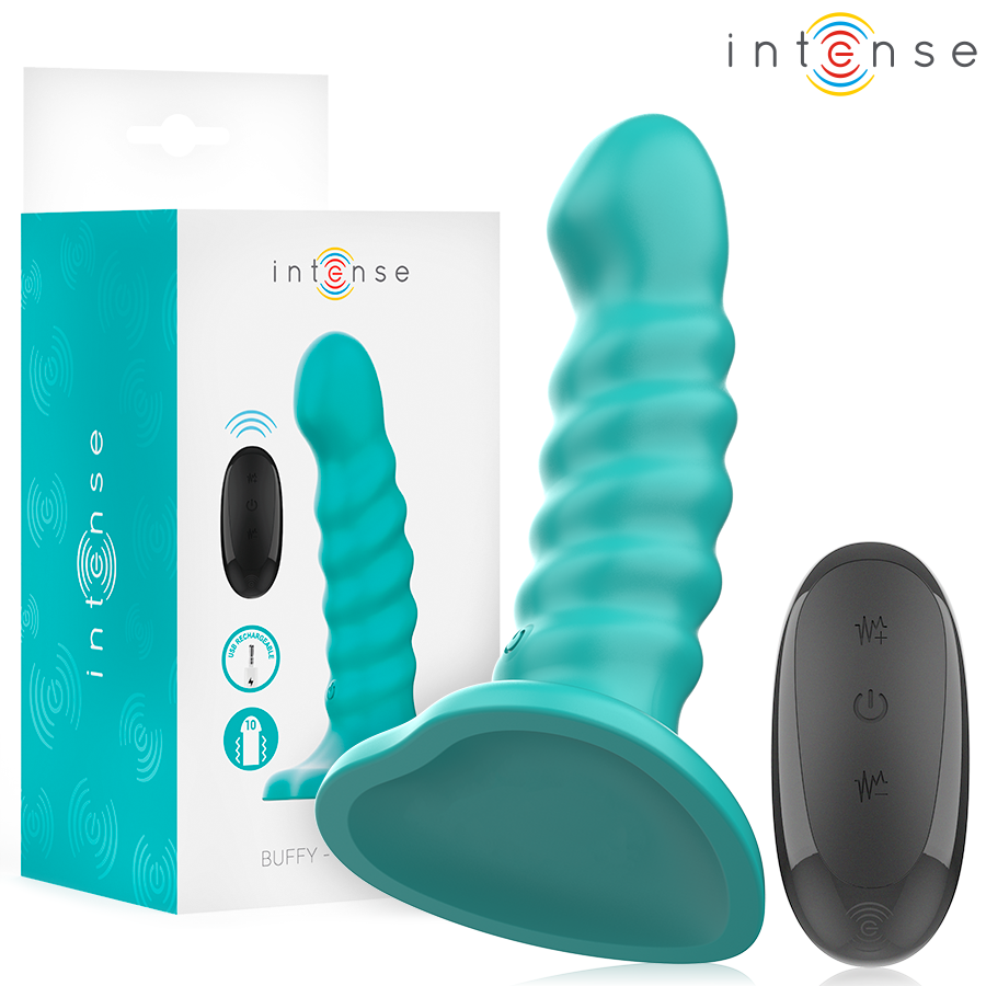 Buffy – Vibrator mit Fernbedienung und Saugfunktion – 14 cm – 12,5 cm – Box
