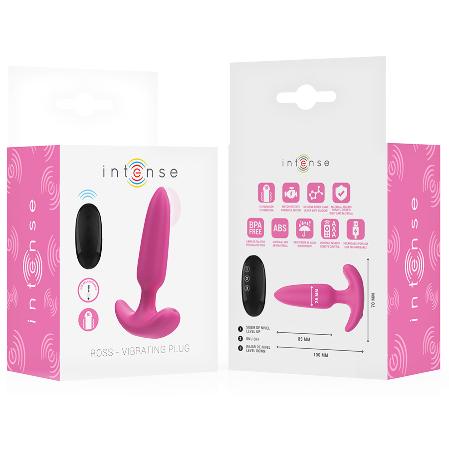 Ross – Silikon-Analplug mit Fernbedienung – 11 cm – 8,5 cm – Box – Bild 7