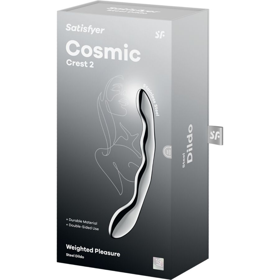 Cosmic Crest 2 Doppel – Edelstahl-G-Punkt-Dildo – Bild 5
