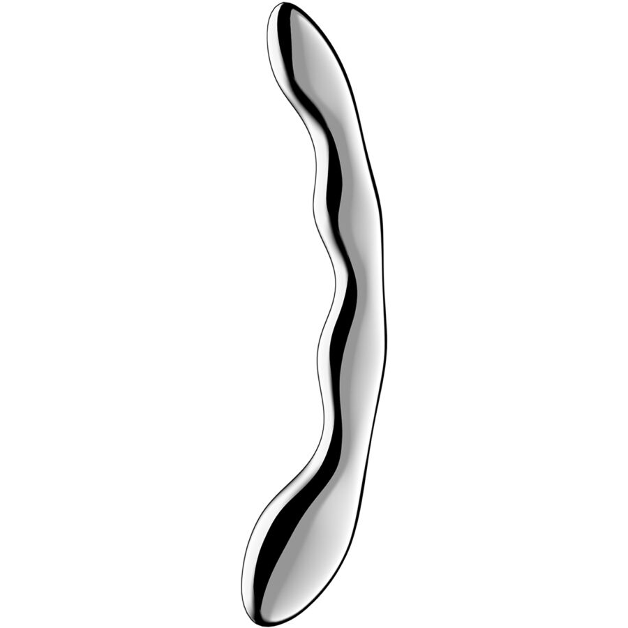Cosmic Crest 2 Doppel – Edelstahl-G-Punkt-Dildo