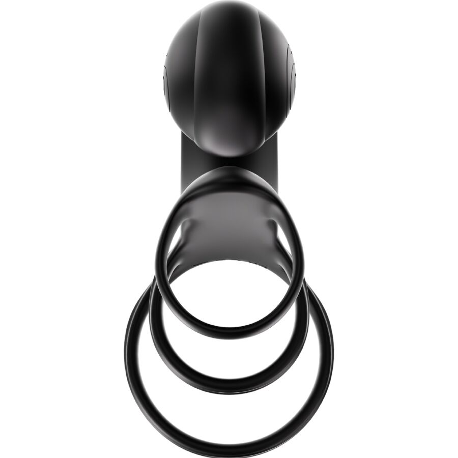 Jovi Arc Couple Ring Fernbedienung – Vibrierender Penisring mit Fernbedienung – Schwarz – Bild 6