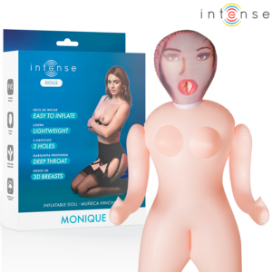 Monique – Aufblasbare Sexpuppe mit drei Öffnungen
