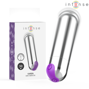 Karen Mini Wiederaufladbarer Vibrationskugel – Bullet-Vibrator – Silber