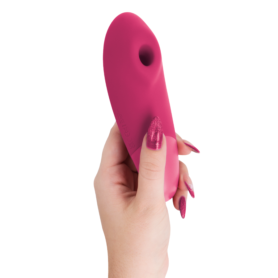 Enhance – Klitorisstimulator mit Druckwellen und Vibration – Leuchtend Rosa – Bild 4