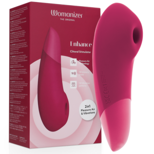 Enhance – Klitorisstimulator mit Druckwellen und Vibration – Leuchtend Rosa