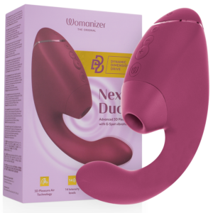 Duo Next – Klitoris- und G-Punkt-Stimulator – Altrosa