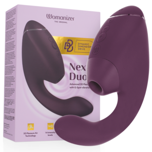 Duo Next – Klitoris- und G-Punkt-Stimulator – Dunkellila