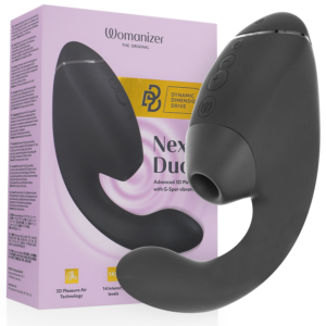 Duo Next – Klitoris- und G-Punkt-Stimulator – Schwarz