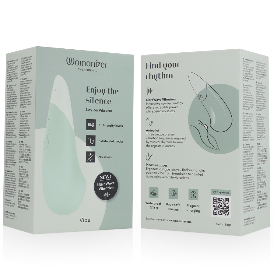 Vibe – Leiser Auflegevibrator – Salbeigrün – Bild 7