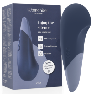 Vibe – Leiser Auflegevibrator – Dunkelblau