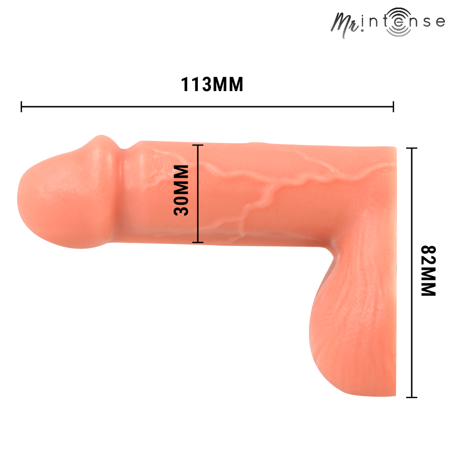 Floppy Packer Realistischer Schlaffer Penis mit Hoden – Größe S – Bild 5