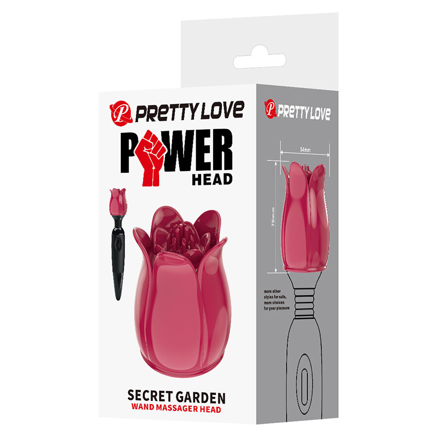 Secret Garden Massagekopf – Wand-Massager – Rosa – Bild 9