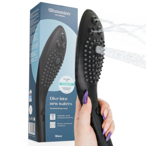 Wave – Klitorisstimulierender Duschkopf – Schwarz