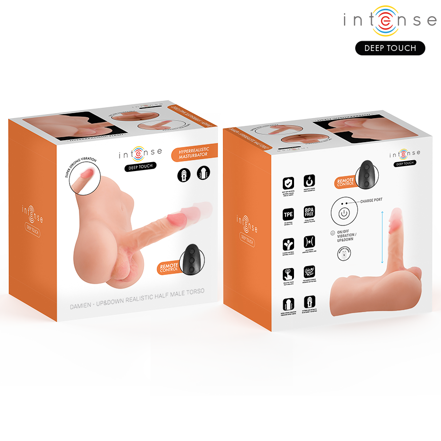 Damien-Torso mit Realistischem – Realistischer Dildo mit Fernbedienung – 3,5 kg – Bild 3