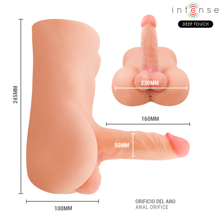 Damien-Torso mit Realistischem – Realistischer Dildo mit Fernbedienung – 3,5 kg – Bild 6