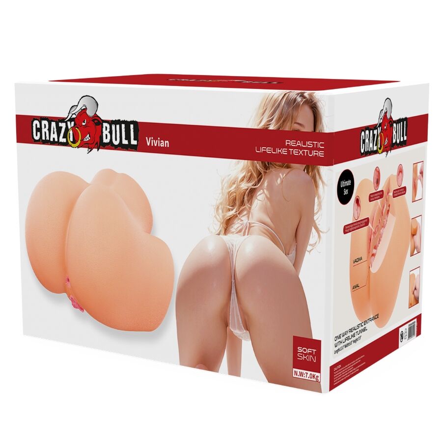 Vivian – Realistischer Po-Masturbator mit Vagina- und Analöffnung – 7 kg – Bild 6