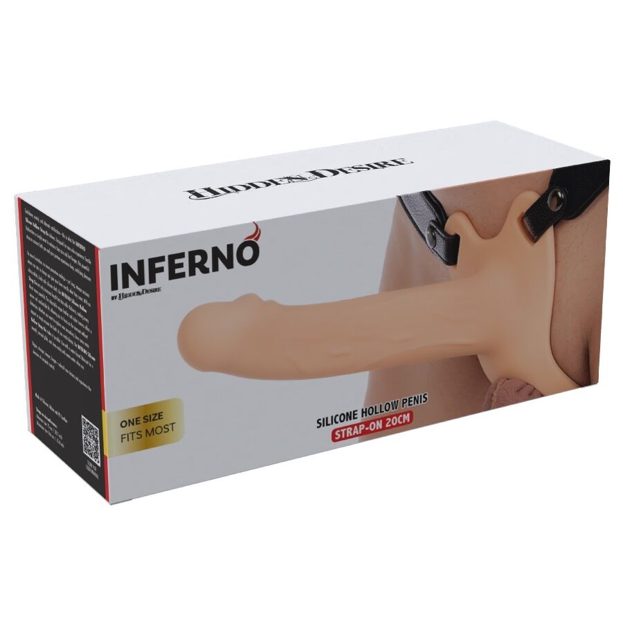 Inferno Penissleeve Strap-On 20 Cm – Penisverlängerung – Bild 6