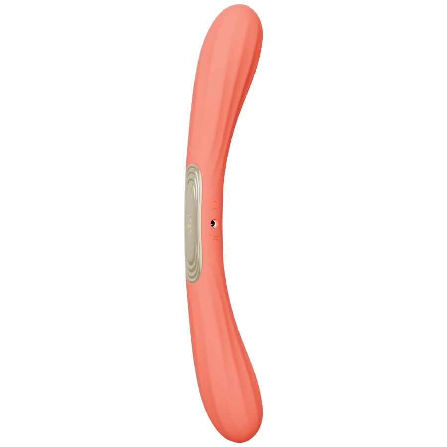 Boomerang – Doppelvibrator – Korallenrot