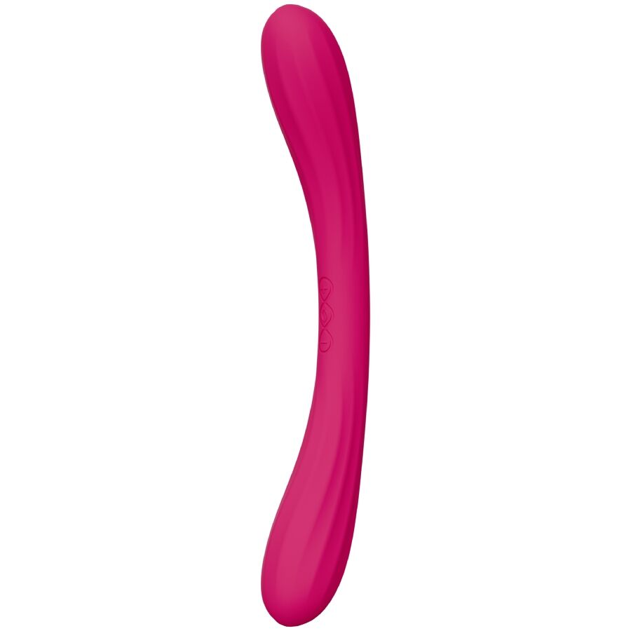 Boomerang – Doppelvibrator – Kirschrot – Bild 2