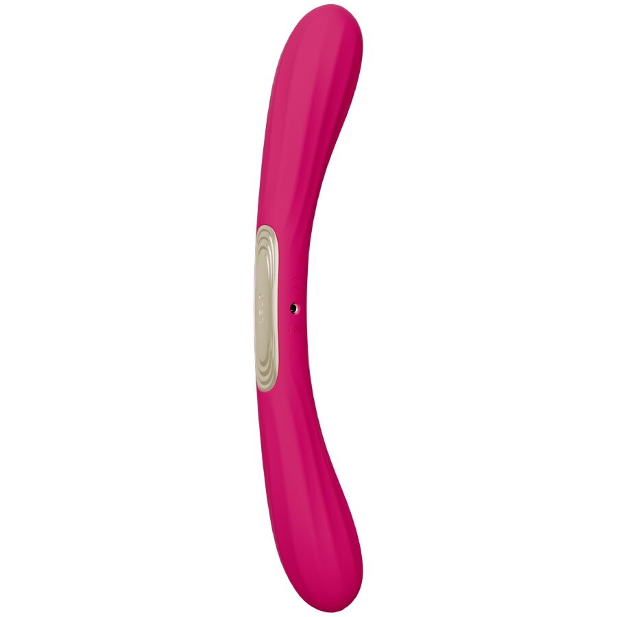 Boomerang – Doppelvibrator – Kirschrot
