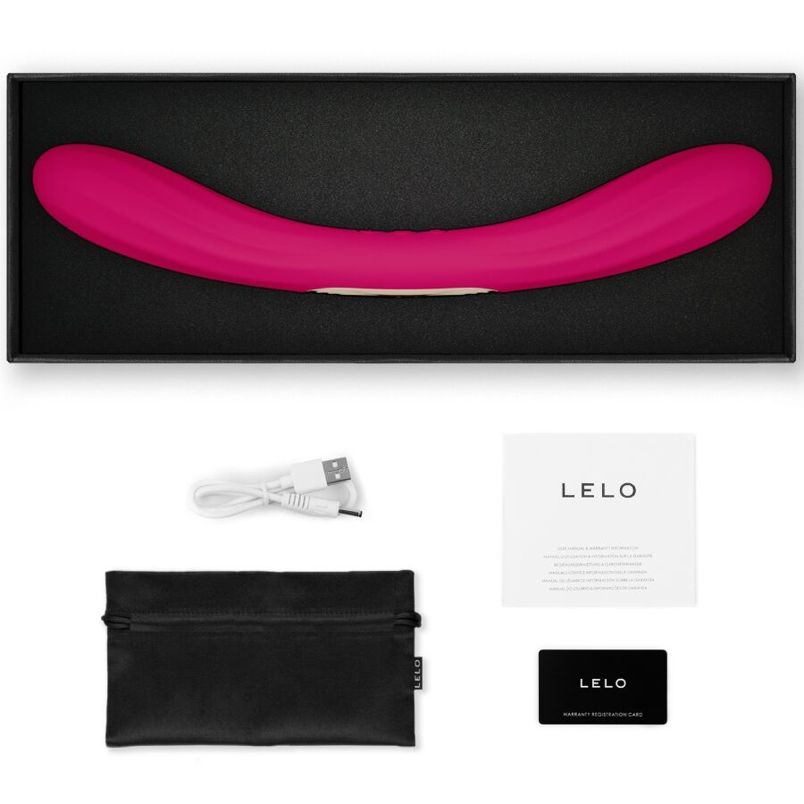 Boomerang – Doppelvibrator – Kirschrot – Bild 3
