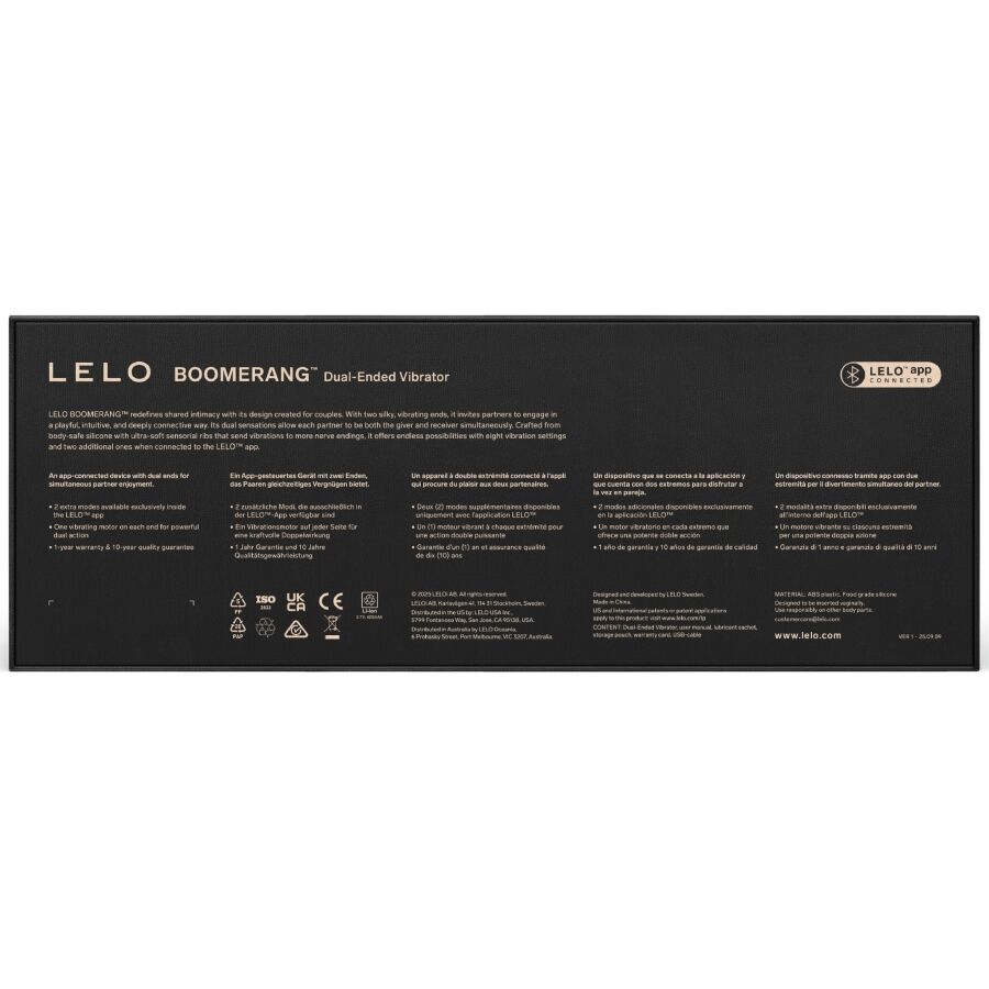 Boomerang – Doppelvibrator – Lila – Bild 5