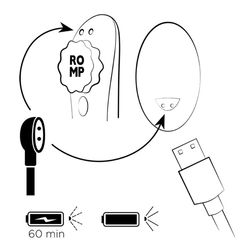 Party Magnetischer Vibrations--Slip mit – Klitorisstimulator mit Fernbedienung – Bild 12