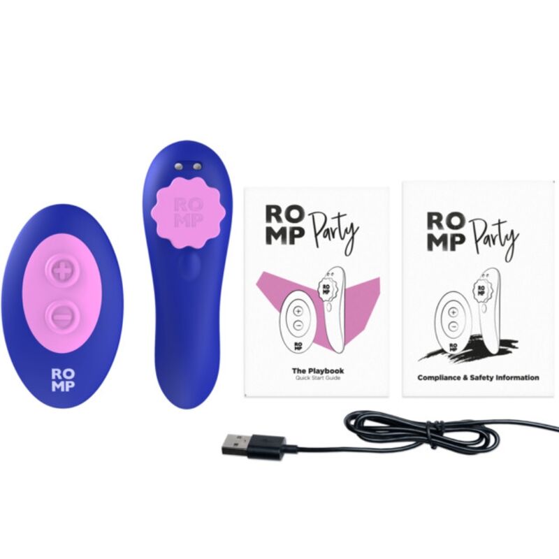 Party Magnetischer Vibrations--Slip mit – Klitorisstimulator mit Fernbedienung – Bild 10