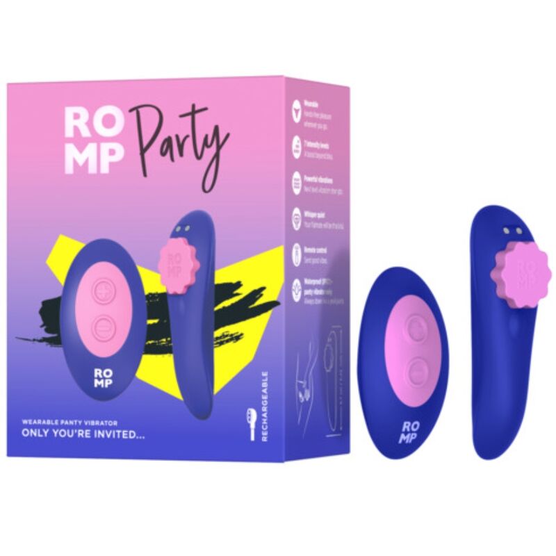 Party Magnetischer Vibrations--Slip mit – Klitorisstimulator mit Fernbedienung – Bild 8