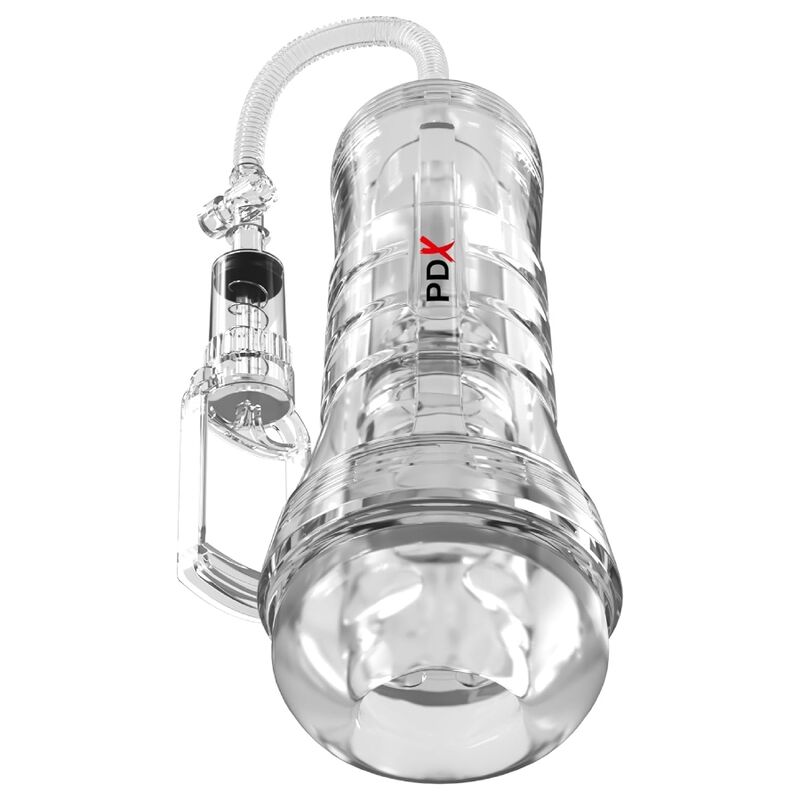 Automatischer Masturbator mit Saugfunktion – Transparent – Größe XXL – 27,3 cm