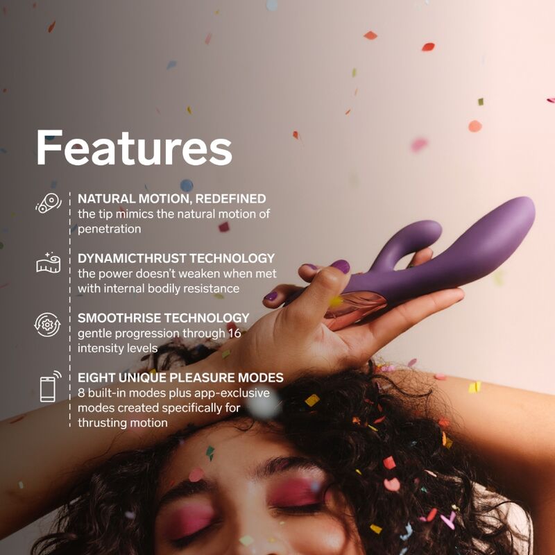 Ina Thrust – Rabbit-Vibrator mit Stoßfunktion – Lila – Bild 8