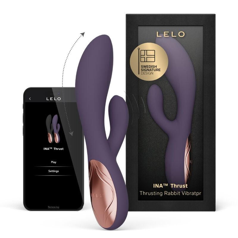 Ina Thrust – Rabbit-Vibrator mit Stoßfunktion – Lila
