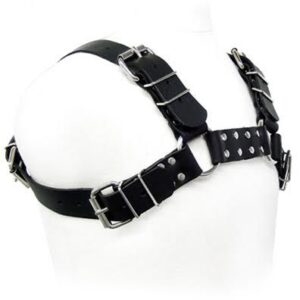Bulldog-Harness – Schwarz