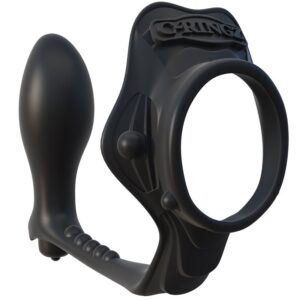 Rock Hard Ass-Gasm – Penisring mit Analplug