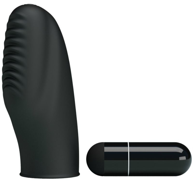 Flirtation Stanford Vibrationsfingerhülle – Fingervibrator – Schwarz